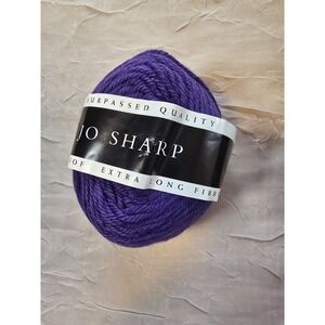 Jo Sharp Silkroad Ultra Purple Wool Yarn 10 Ball Shade 319 Dye Lot 32950 NZ Made